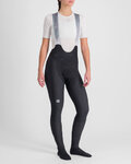SPORTFUL Kolesarske dolge hlače z naramnicami - TOTAL COMFORT - črna