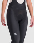 SPORTFUL Kolesarske dolge hlače z naramnicami - TOTAL COMFORT - črna