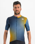 SPORTFUL Kolesarski dres s kratkimi rokavi - ROCKET - modra/rumena