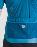 SPORTFUL Kolesarski dres s kratkimi rokavi - SUPERGIARA - modra