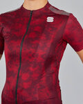 SPORTFUL Kolesarski dres s kratkimi rokavi - ESCAPE SUPERGIARA - bordo