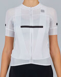 SPORTFUL Kolesarski dres s kratkimi rokavi - EVO - bela