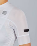 SPORTFUL Kolesarski dres s kratkimi rokavi - EVO - bela