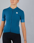 SPORTFUL Kolesarski dres s kratkimi rokavi - MONOCROM - modra