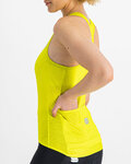 SPORTFUL Kolesarska majica brez rokavov - FLARE - rumena
