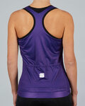 SPORTFUL Kolesarska majica brez rokavov - FLARE - vijolična