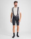 SPORTFUL Kolesarske kratke hlače z naramnicami - FIANDRE PRO LIGHT - črna