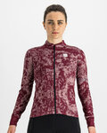 SPORTFUL Kolesarski dres z dolgimi rokavi zimski - ESCAPE SUPERGIARA THERMAL - bordo