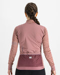 SPORTFUL Kolesarski dres z dolgimi rokavi zimski - SUPERGIARA THERMAL - rožnata
