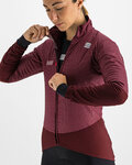 SPORTFUL Kolesarska  podaljšana jakna - BODYFIT PRO - bordo
