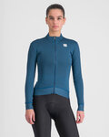 SPORTFUL Kolesarski dres z dolgimi rokavi zimski - MONOCROM THERMAL - modra