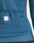 SPORTFUL Kolesarski dres z dolgimi rokavi zimski - MONOCROM THERMAL - modra