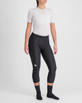 SPORTFUL Kolesarske 3/4 hlače brez naramnic - NEO 3/4 W - črna