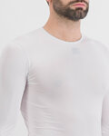 SPORTFUL Kolesarska  majica z dolgimi rokavi - MIDWEIGHT LAYER - bela