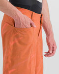 SPORTFUL Kolesarske kratke hlače brez naramnic - CLIFF GIARA - oranžna