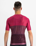 SPORTFUL Kolesarski dres s kratkimi rokavi - LIGHT PRO - bordo