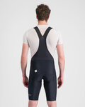SPORTFUL Kolesarske kratke hlače z naramnicami - BODYFIT CLASSIC - črna
