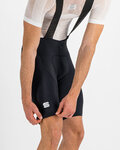 SPORTFUL Kolesarske kratke hlače z naramnicami - BODYFIT CLASSIC - črna