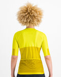 SPORTFUL Kolesarski dres s kratkimi rokavi - PRO - rumena