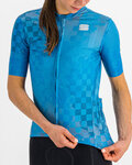 SPORTFUL Kolesarski dres s kratkimi rokavi - ROCKET - modra