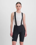 SPORTFUL Kolesarske kratke hlače z naramnicami - BODYFIT CLASSIC - črna