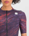 SPORTFUL Kolesarski dres s kratkimi rokavi - CLIFF SUPERGIARA - vijolična
