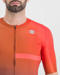 SPORTFUL Kolesarski dres s kratkimi rokavi - BOMBER - oranžna