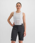 SPORTFUL Kolesarske kratke hlače brez naramnic - GIARA W - črna