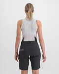 SPORTFUL Kolesarske kratke hlače brez naramnic - GIARA W - črna