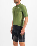 SPORTFUL Kolesarski dres s kratkimi rokavi - CHECKMATE - zelena