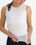 SPORTFUL Kolesarska  majica brez rokavov - PRO BASELAYER - bela
