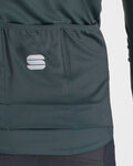 SPORTFUL Kolesarski dres z dolgimi rokavi zimski - BODYFIT PRO - zelena