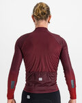 SPORTFUL Kolesarski dres z dolgimi rokavi zimski - BODYFIT PRO - bordo