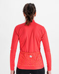 SPORTFUL Kolesarski dres z dolgimi rokavi zimski - CHECKMATE THERMAL - rdeča