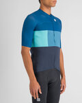 SPORTFUL Kolesarski dres s kratkimi rokavi - SNAP - modra