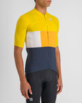 SPORTFUL Kolesarski dres s kratkimi rokavi - SNAP - rumena/modra