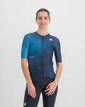 SPORTFUL Kolesarski dres s kratkimi rokavi - LIGHT PRO - modra