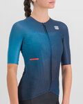 SPORTFUL Kolesarski dres s kratkimi rokavi - LIGHT PRO - modra