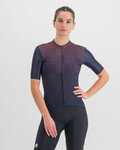 SPORTFUL Kolesarski dres s kratkimi rokavi - ROCKET - vijolična