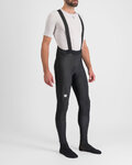 SPORTFUL Kolesarske dolge hlače z naramnicami - BODYFIT PRO - črna