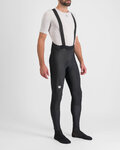 SPORTFUL Kolesarske dolge hlače z naramnicami - BODYFIT PRO - črna