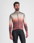 SPORTFUL Kolesarski dres z dolgimi rokavi zimski - FLOW SUPERGIARA THERMAL - bež/rjava