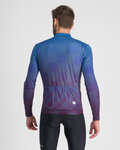 SPORTFUL Kolesarski dres z dolgimi rokavi zimski - ROCKET THERMAL - modra/vijolična
