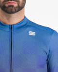 SPORTFUL Kolesarski dres z dolgimi rokavi zimski - ROCKET THERMAL - modra/vijolična