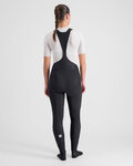SPORTFUL Kolesarske dolge hlače z naramnicami - BODYFIT PRO - črna