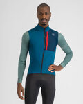 SPORTFUL Kolesarski dres z dolgimi rokavi zimski - SUPERGIARA THERMAL - modra/zelena