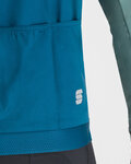 SPORTFUL Kolesarski dres z dolgimi rokavi zimski - SUPERGIARA THERMAL - modra/zelena