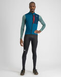 SPORTFUL Kolesarski dres z dolgimi rokavi zimski - SUPERGIARA THERMAL - modra/zelena