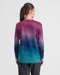 SPORTFUL Kolesarska  majica z dolgimi rokavi - FLOW GIARA - vijolična/modra