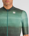 SPORTFUL Kolesarski dres s kratkimi rokavi - FLOW SUPERGIARA - zelena